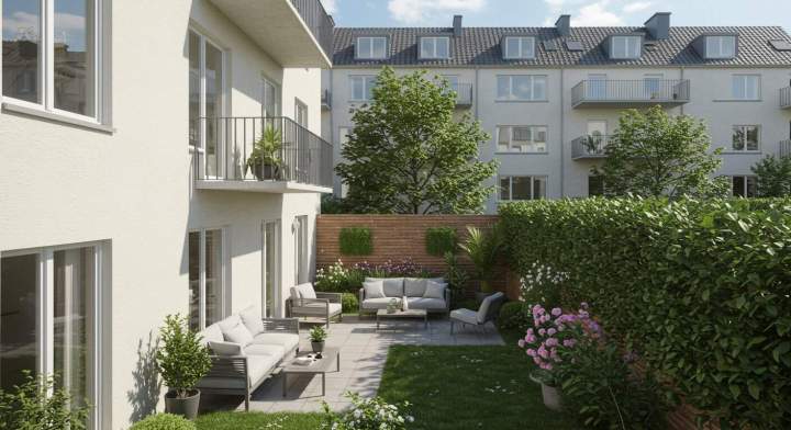 appartement avec jardin privé